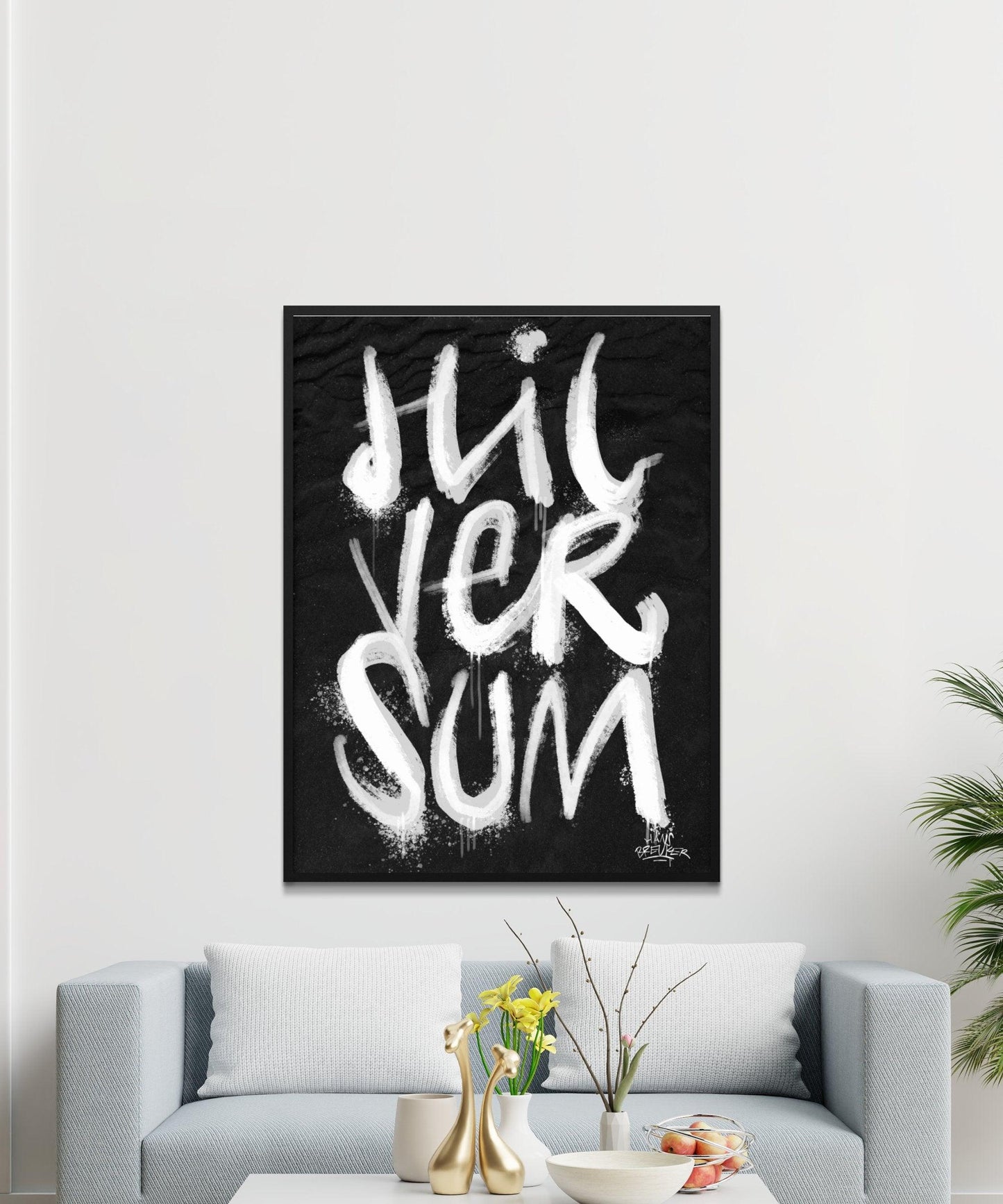 Kalligrafie Poster Hilversum - Hans Breuker