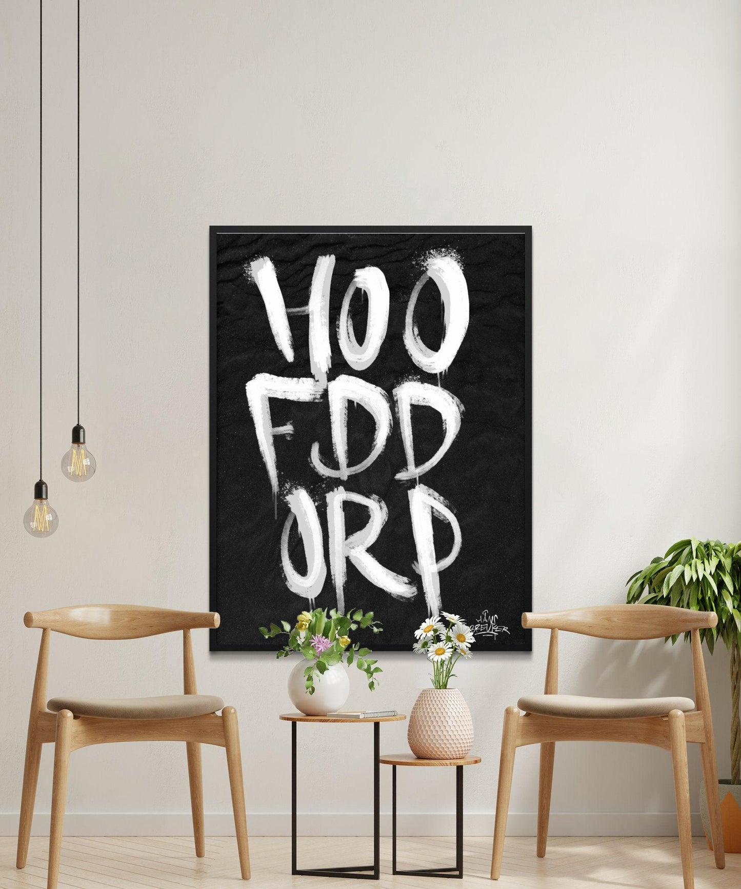 Kalligrafie Poster Hoofddorp - Hans Breuker