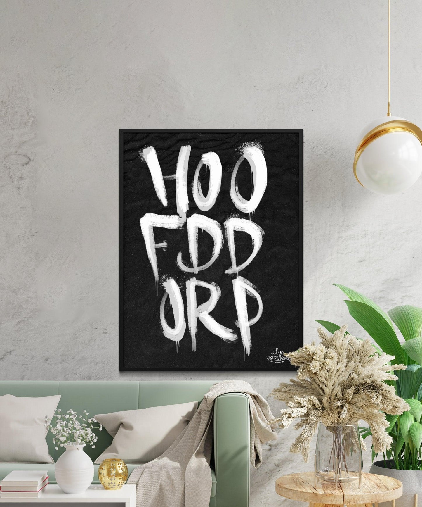 Kalligrafie Poster Hoofddorp - Hans Breuker
