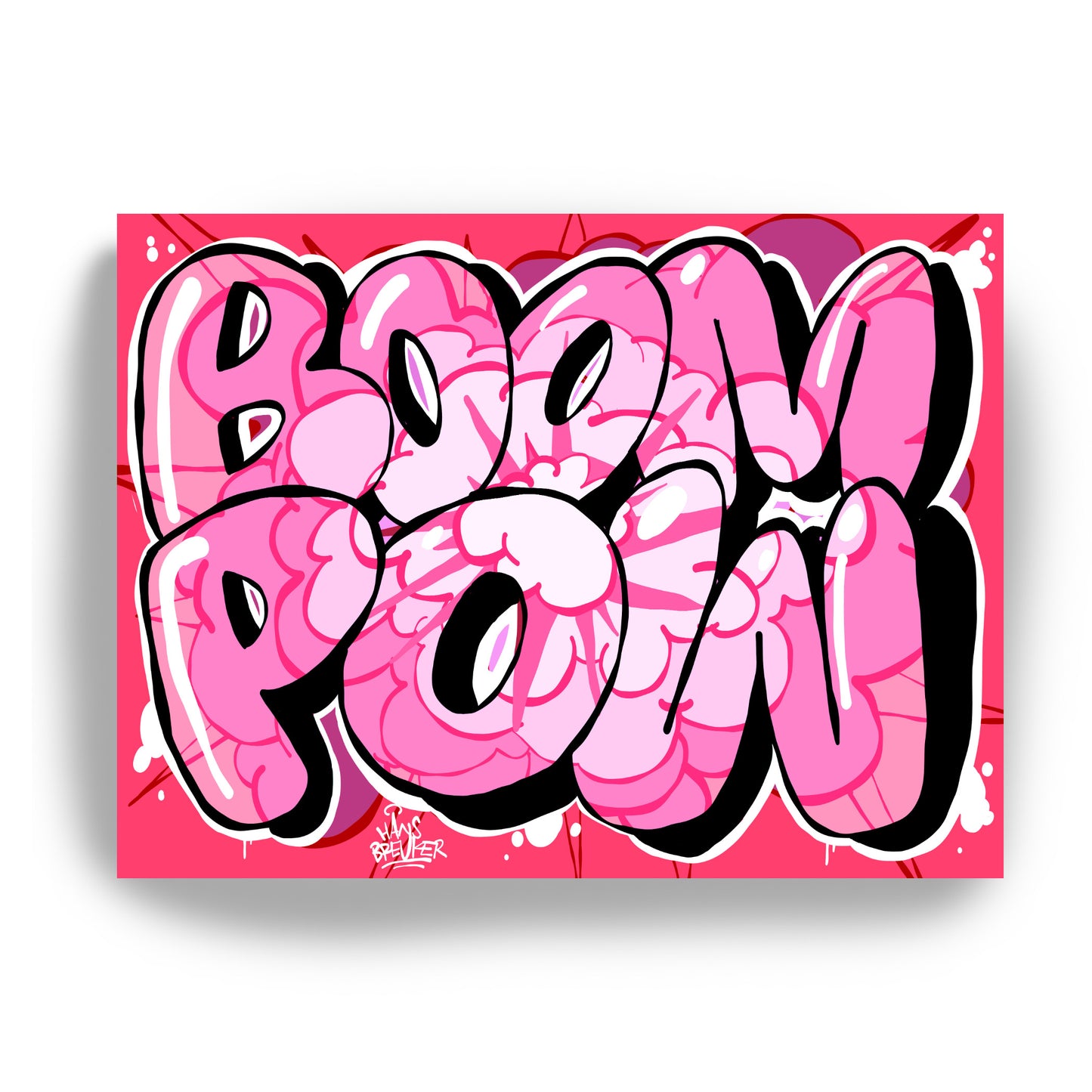 BOOMPOW popart letters
