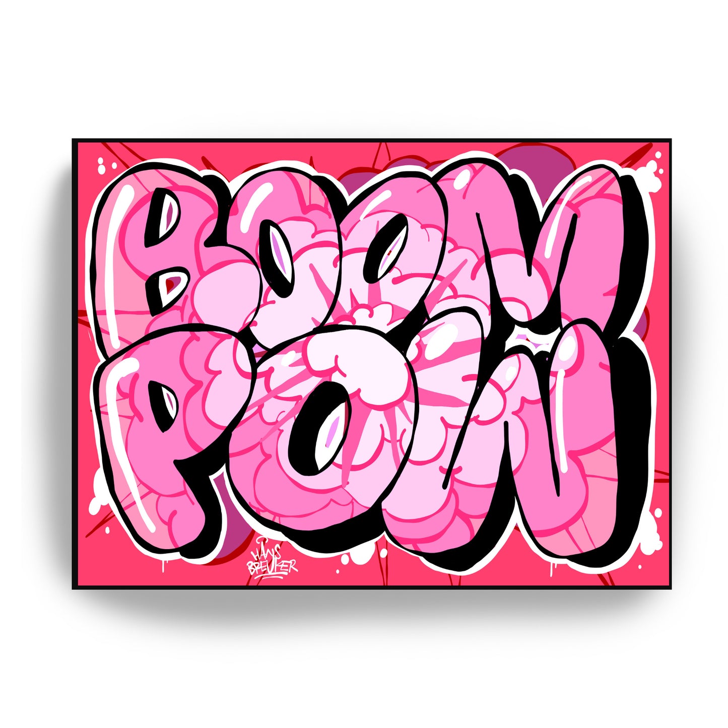 BOOMPOW popart letters
