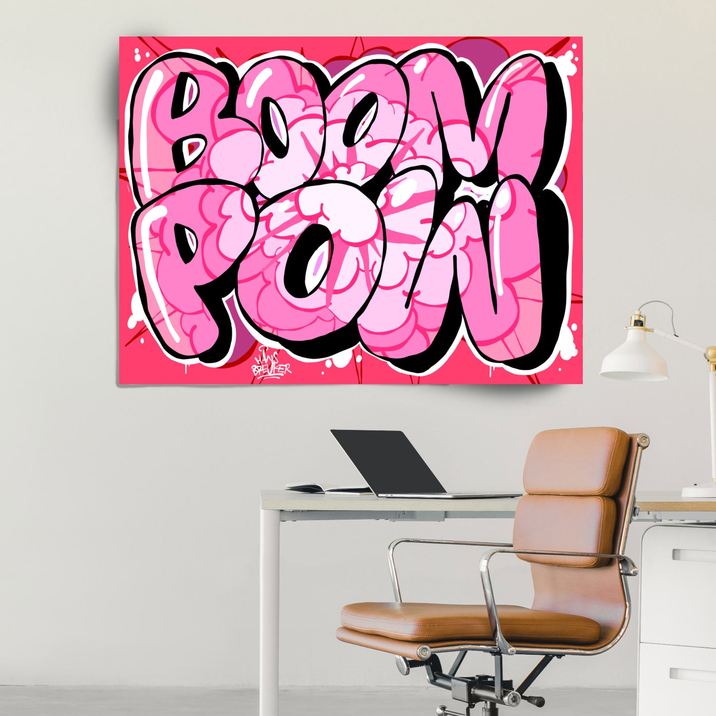 BOOMPOW popart letters
