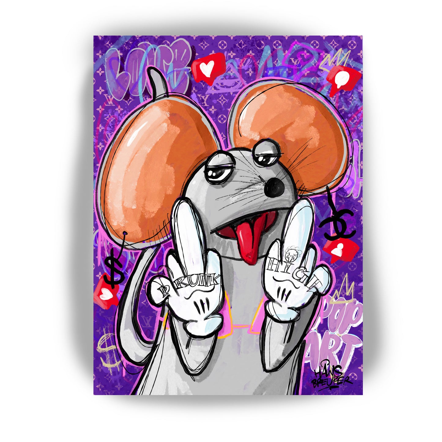 Ieniemienie rockstar. Popart