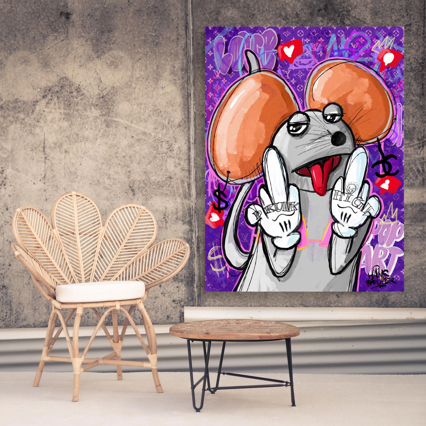 Ieniemienie rockstar. Popart