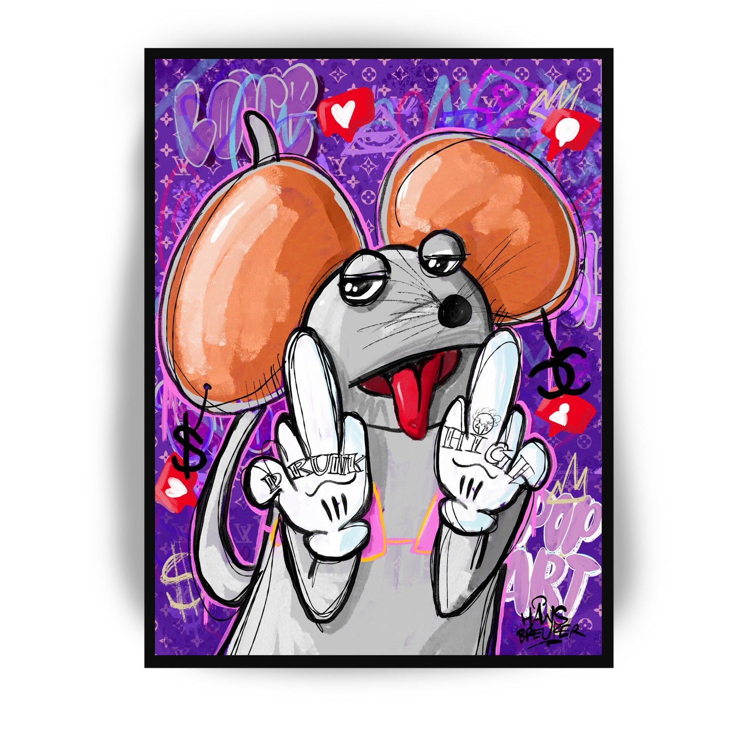 Ieniemienie rockstar. Popart