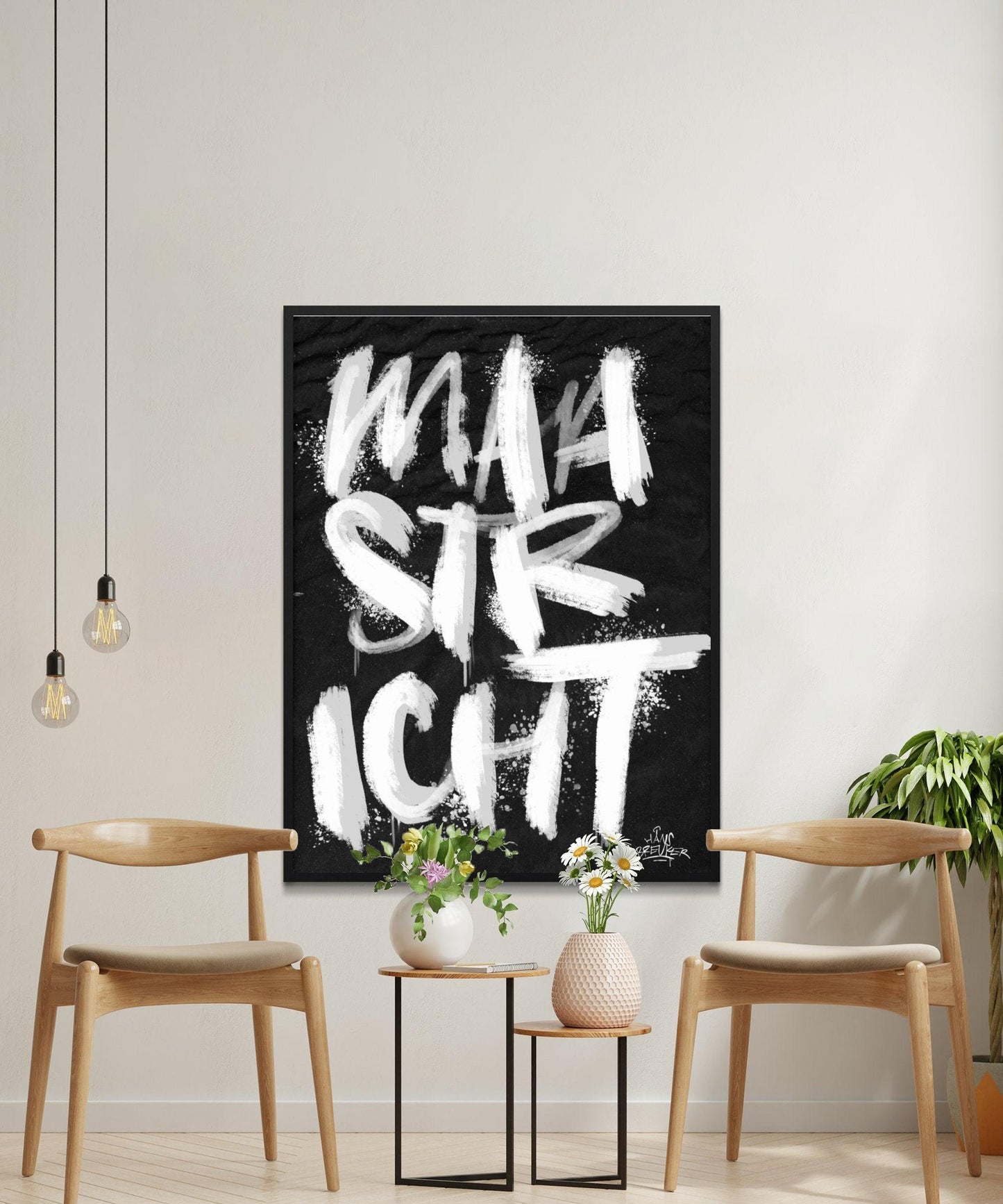 Kalligrafie Poster Maastricht - Hans Breuker