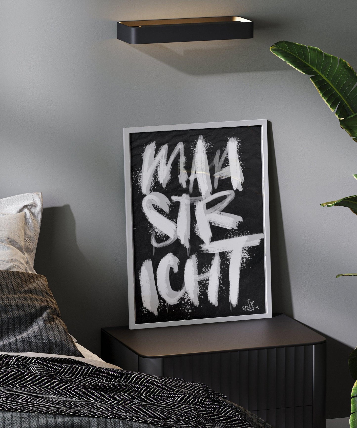 Kalligrafie Poster Maastricht - Hans Breuker