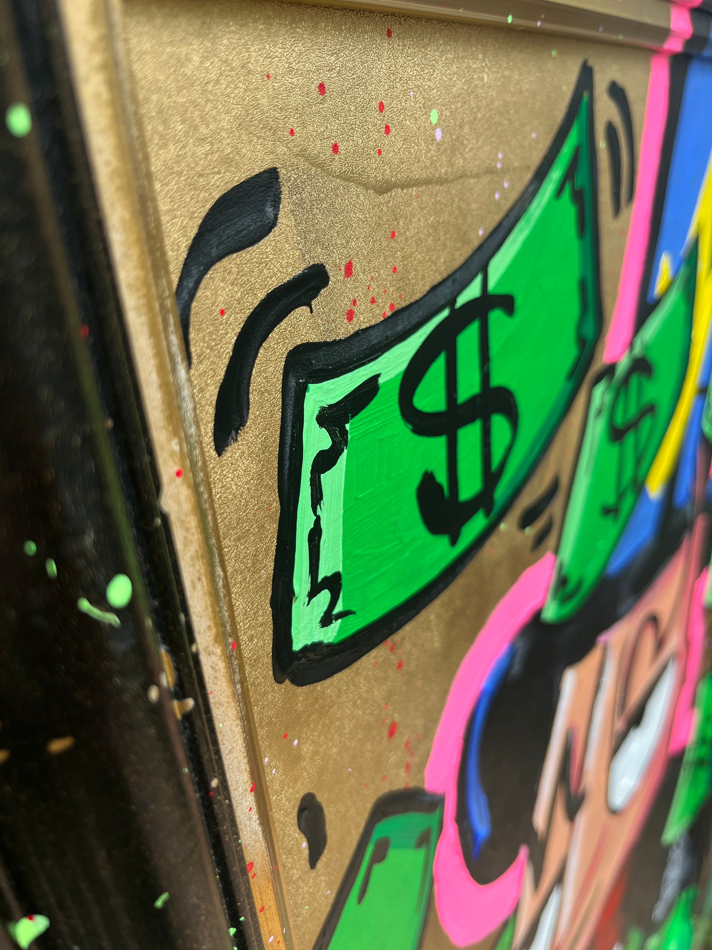 Mr Cash cashrain 65 x 80 cm.