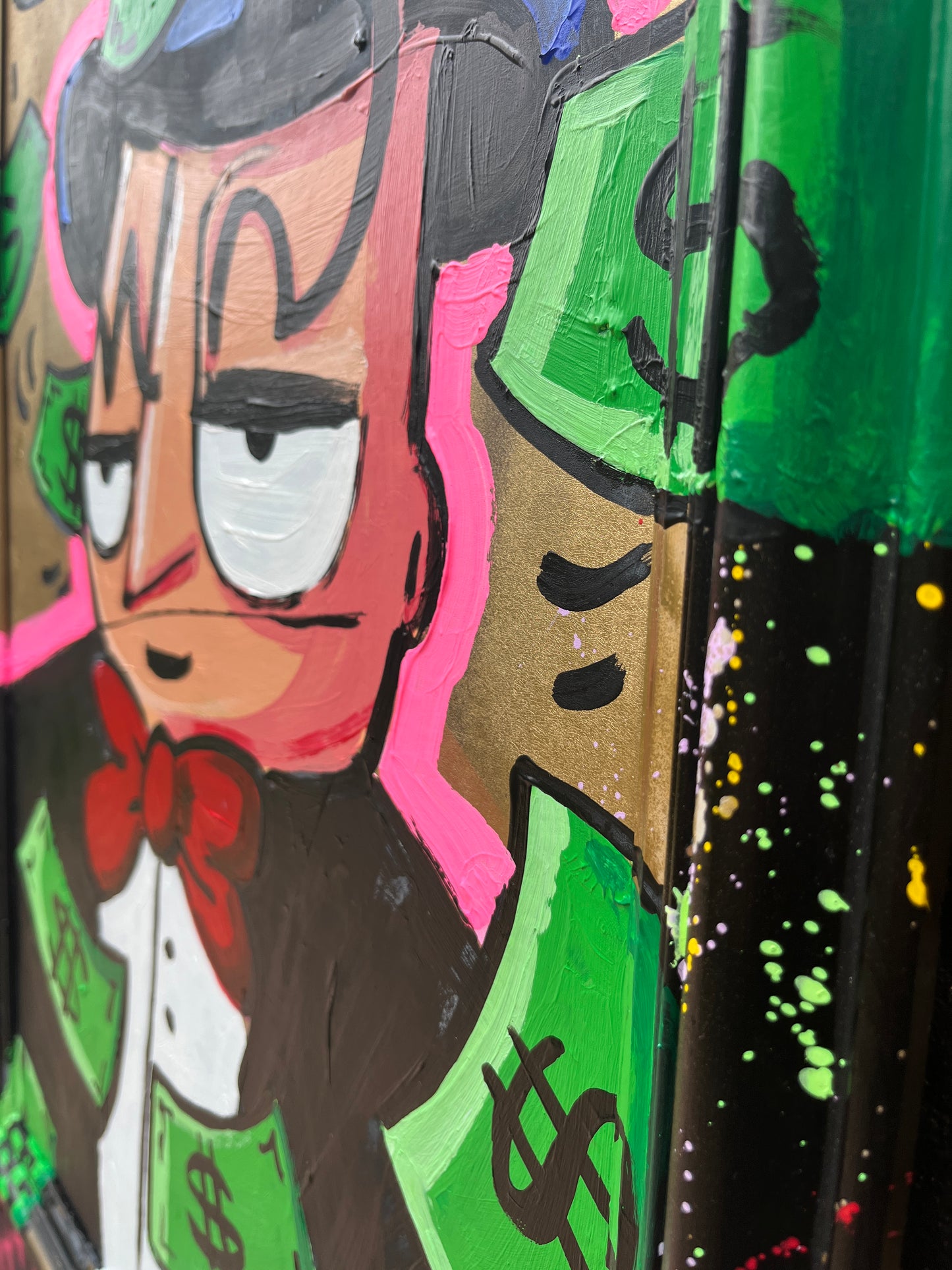 Mr Cash cashrain 65 x 80 cm.