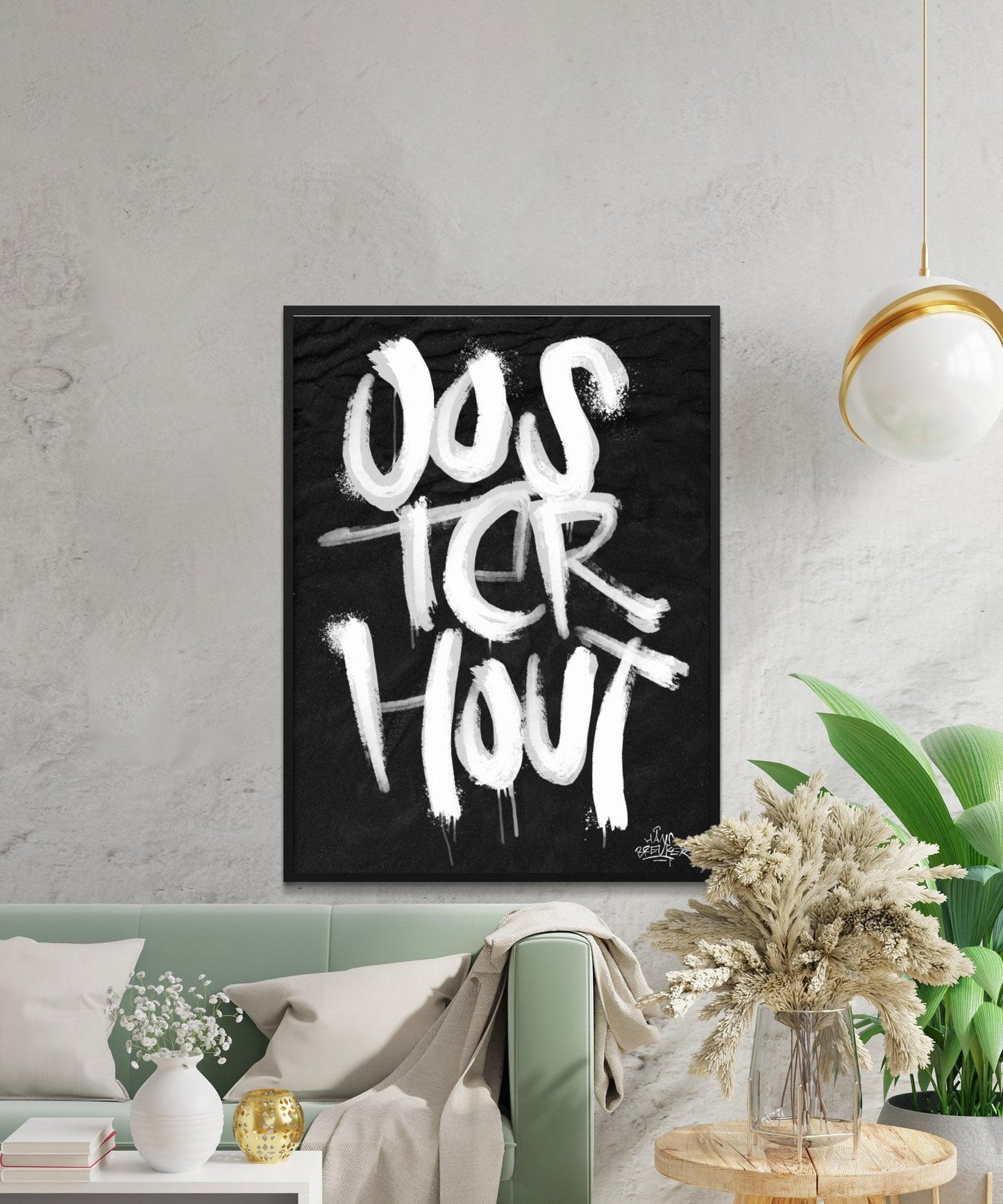 Kalligrafie Poster Oosterhout - Hans Breuker