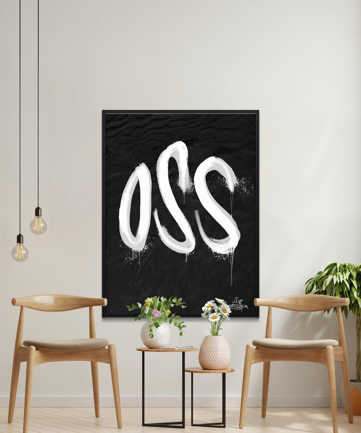 Kalligrafie Poster Oss - Hans Breuker