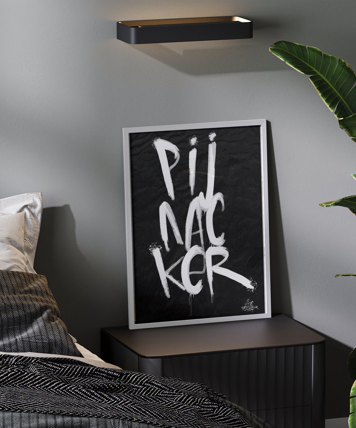 Kalligrafie Poster Pijnacker - Hans Breuker