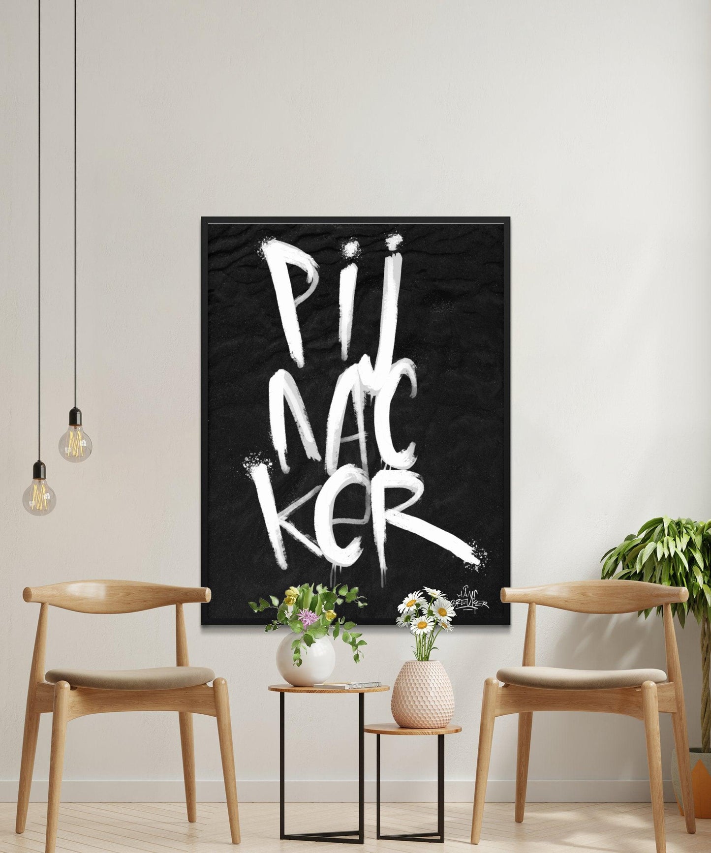 Kalligrafie Poster Pijnacker - Hans Breuker