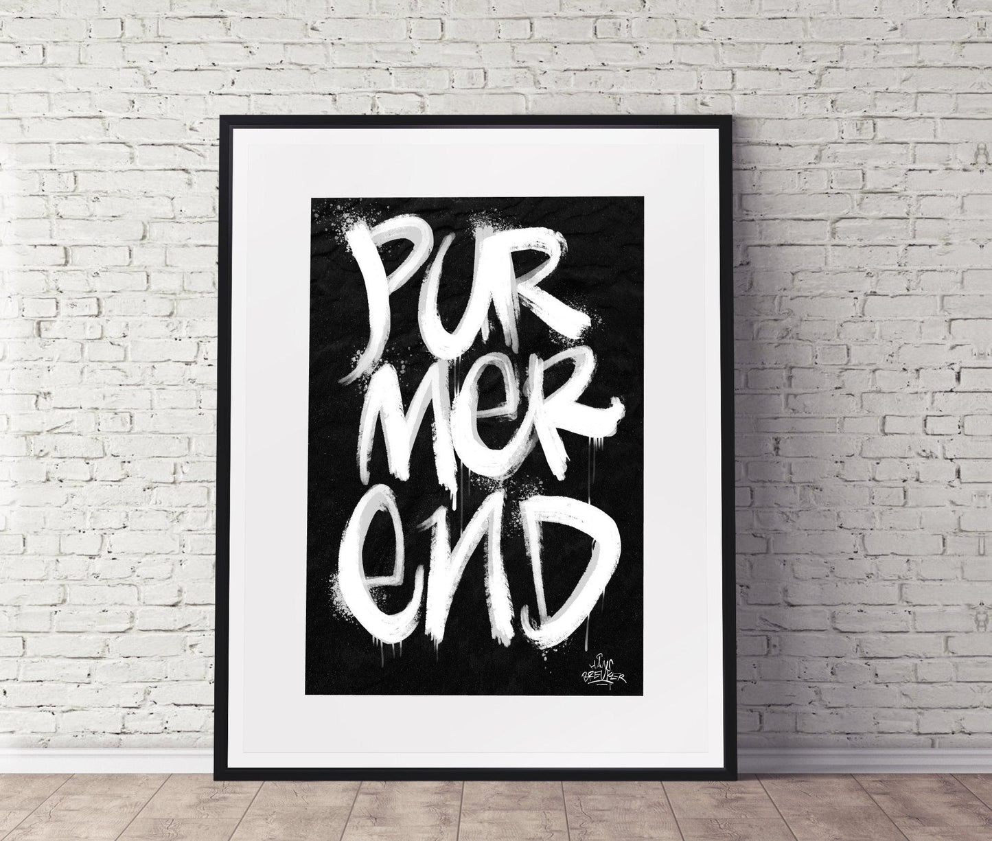 Kalligrafie Poster Purmerend - Hans Breuker