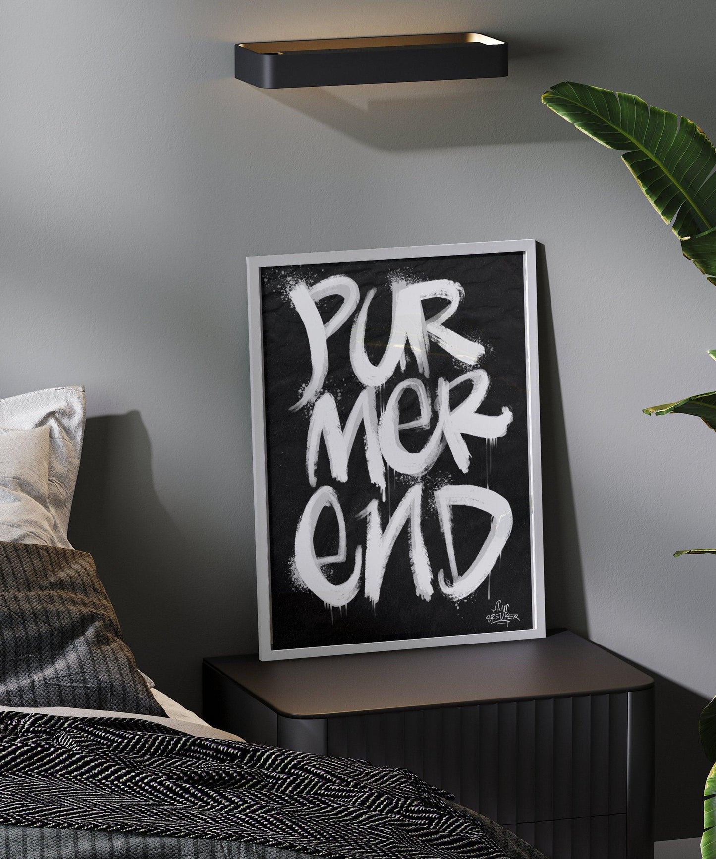 Kalligrafie Poster Purmerend - Hans Breuker