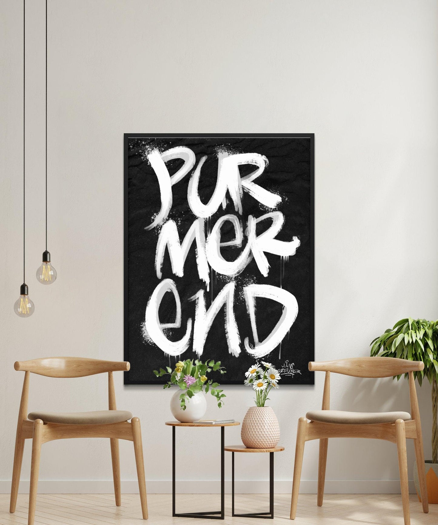 Kalligrafie Poster Purmerend - Hans Breuker