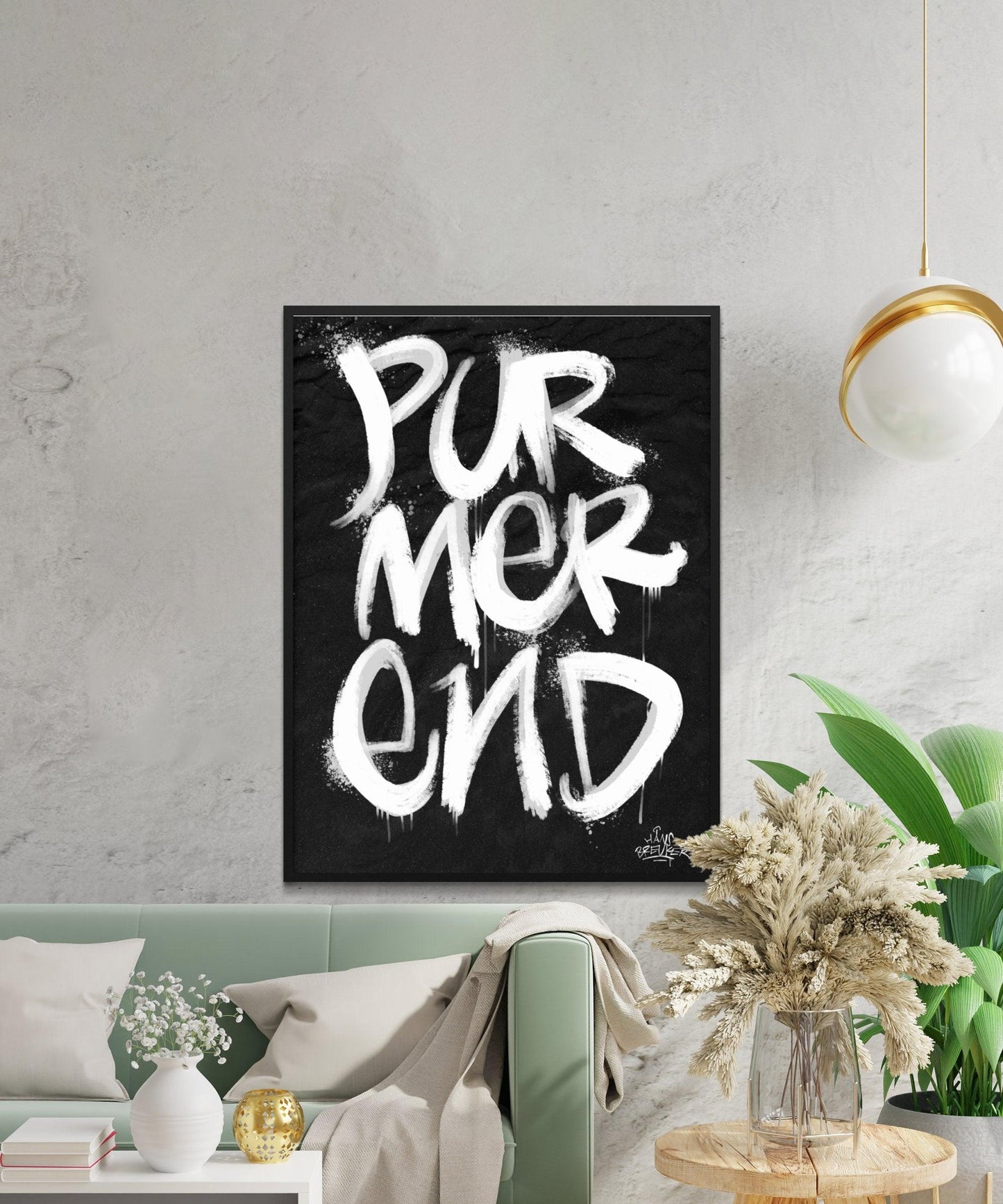 Kalligrafie Poster Purmerend - Hans Breuker