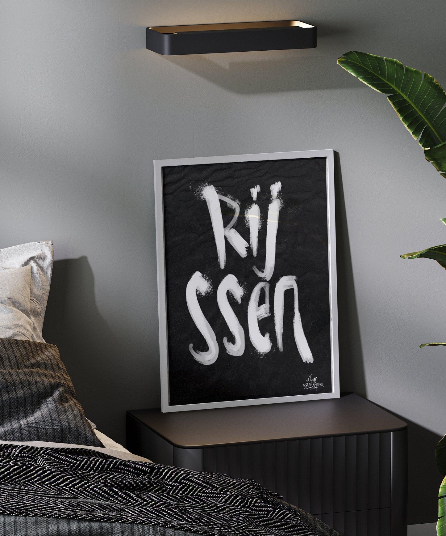 Kalligrafie Poster Rijssen - Hans Breuker