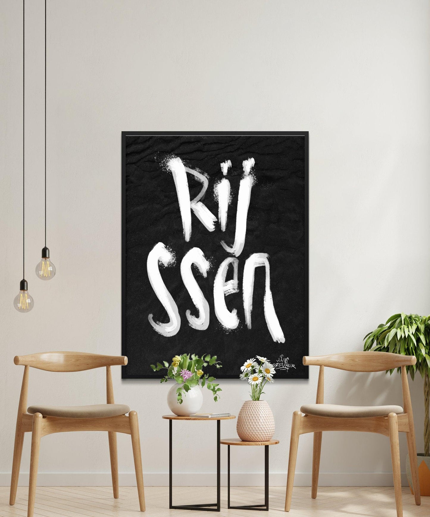 Kalligrafie Poster Rijssen - Hans Breuker