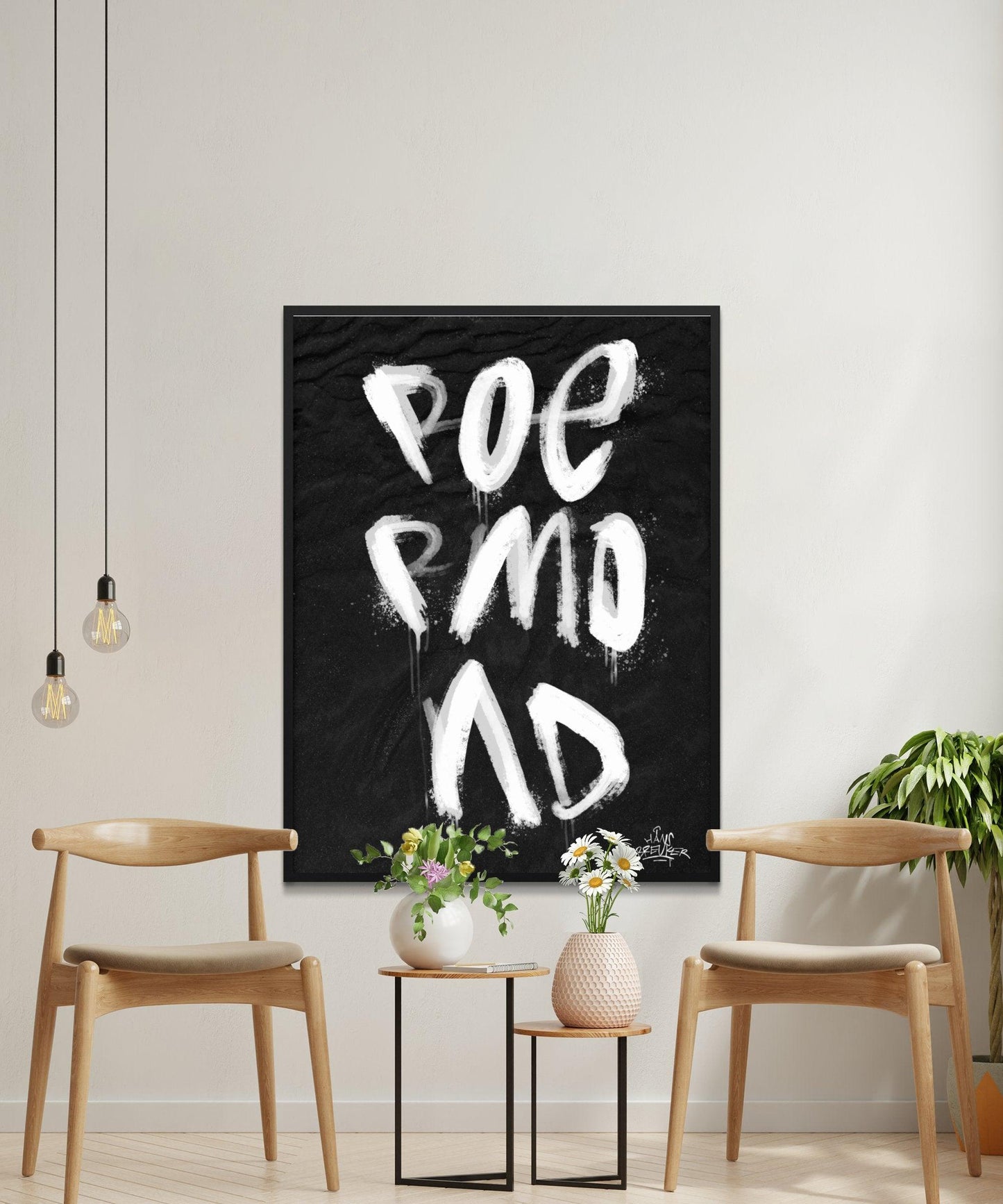 Kalligrafie Poster Roermond - Hans Breuker