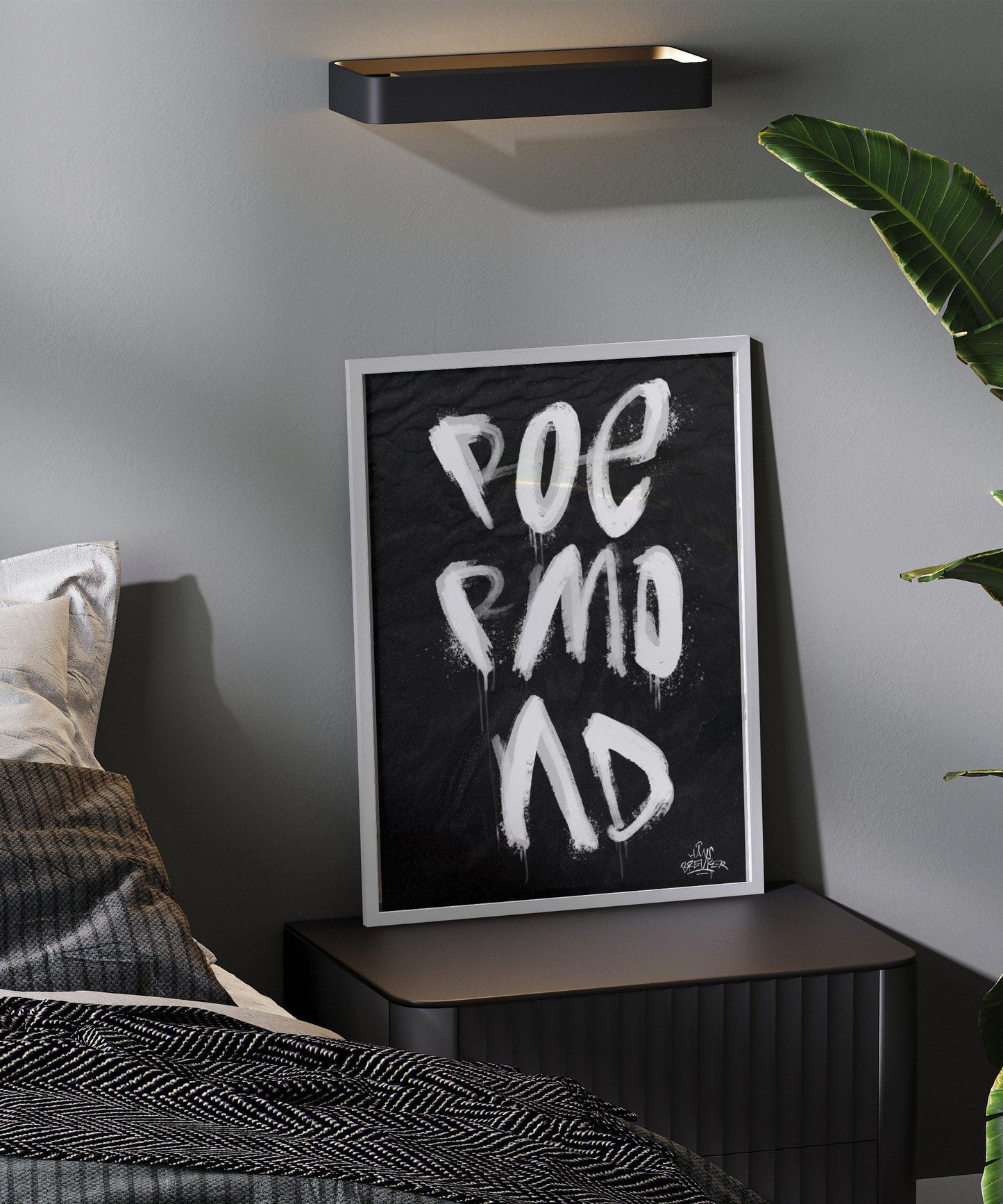 Kalligrafie Poster Roermond - Hans Breuker