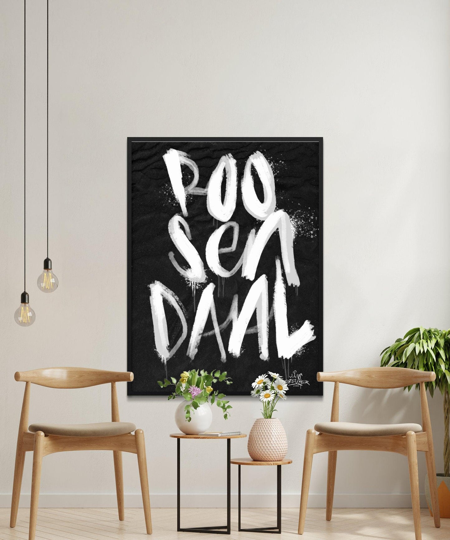 Kalligrafie Poster Roosendaal - Hans Breuker