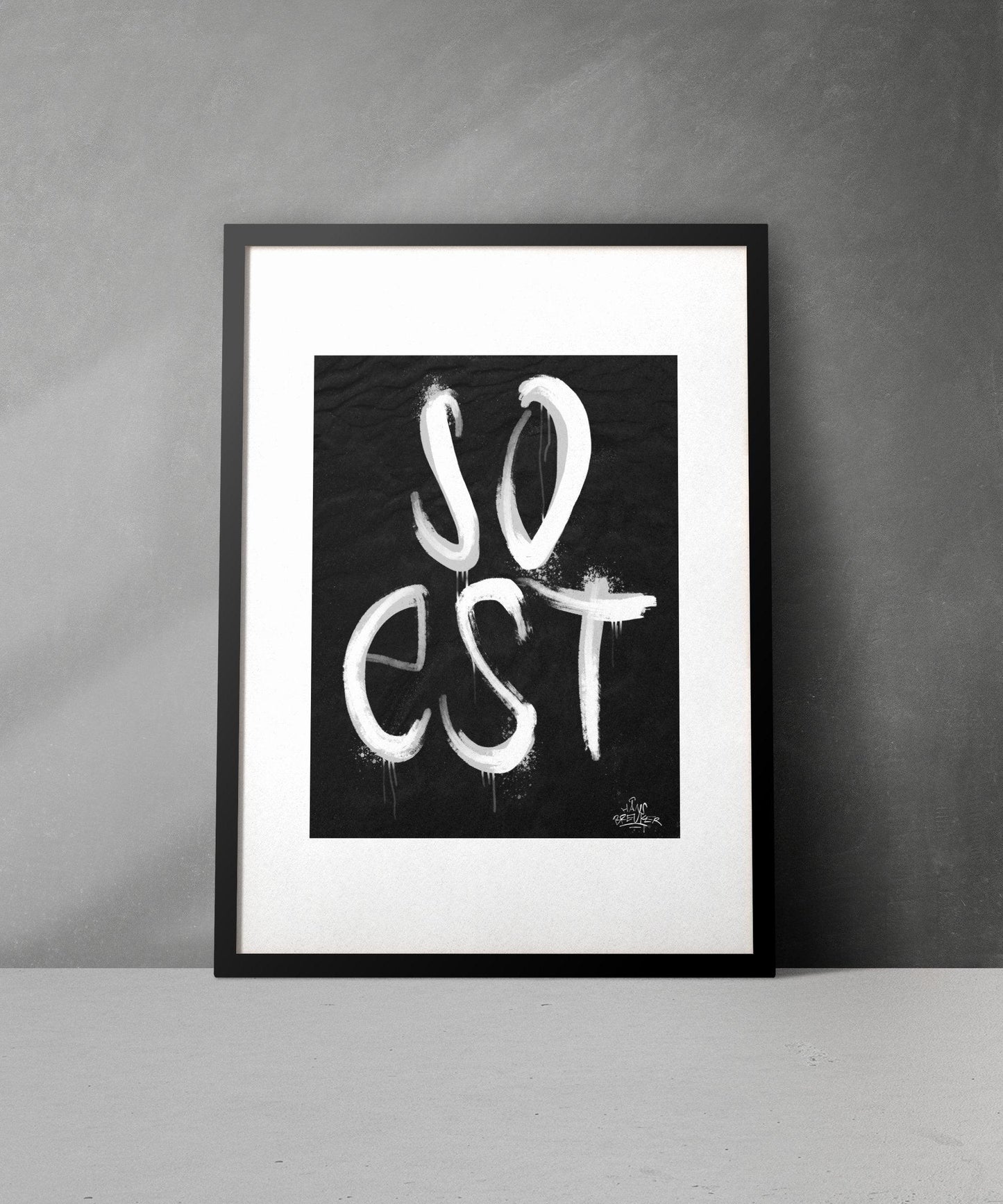 Kalligrafie Poster Soest - Hans Breuker