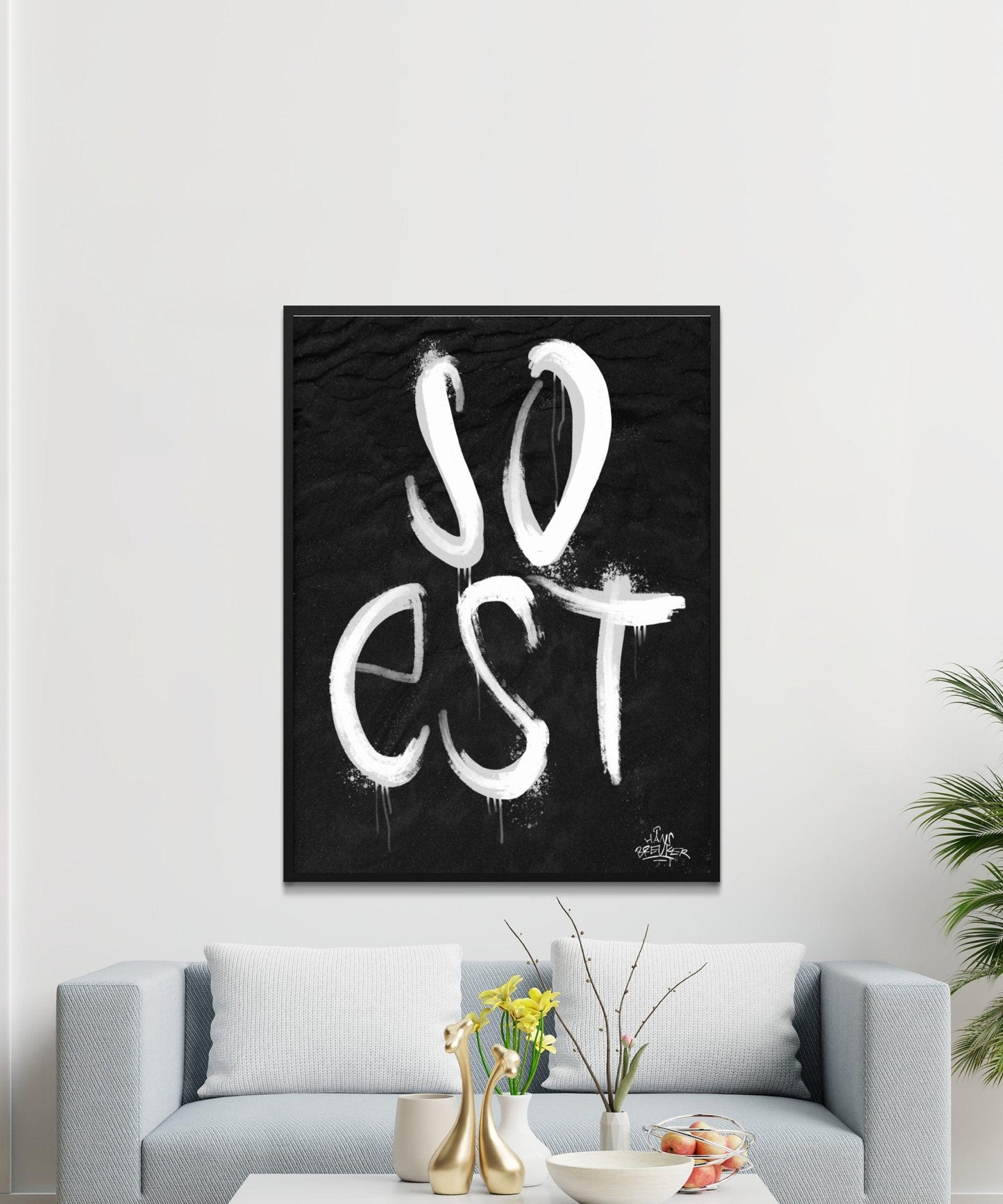 Kalligrafie Poster Soest - Hans Breuker