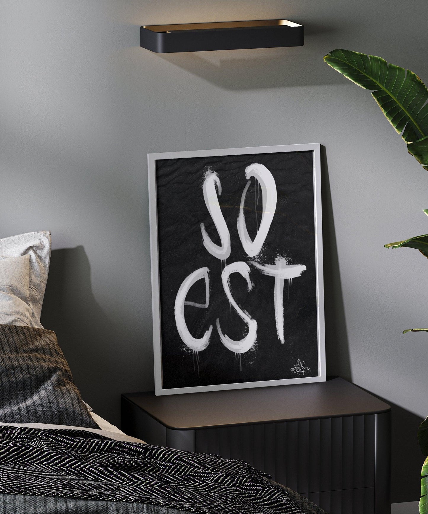 Kalligrafie Poster Soest - Hans Breuker