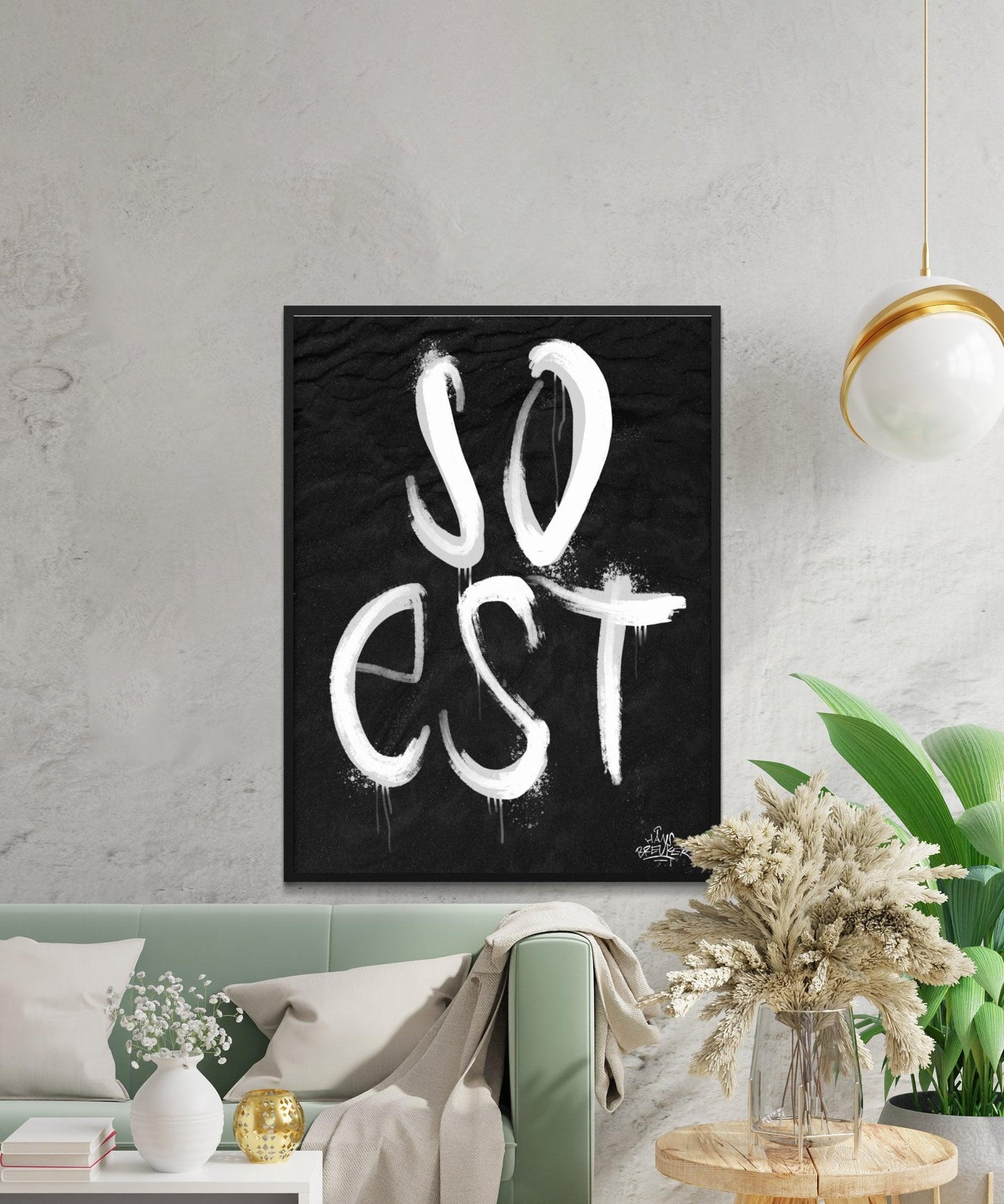 Kalligrafie Poster Soest - Hans Breuker