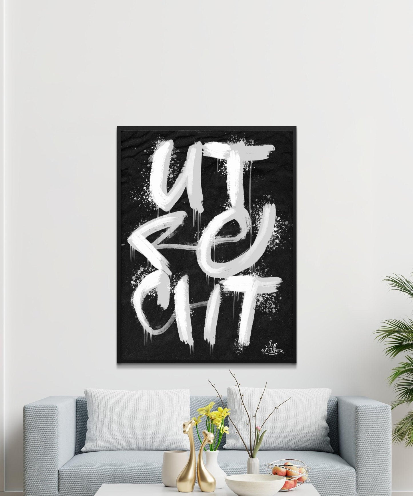 Kalligrafie Poster Utrecht - Hans Breuker