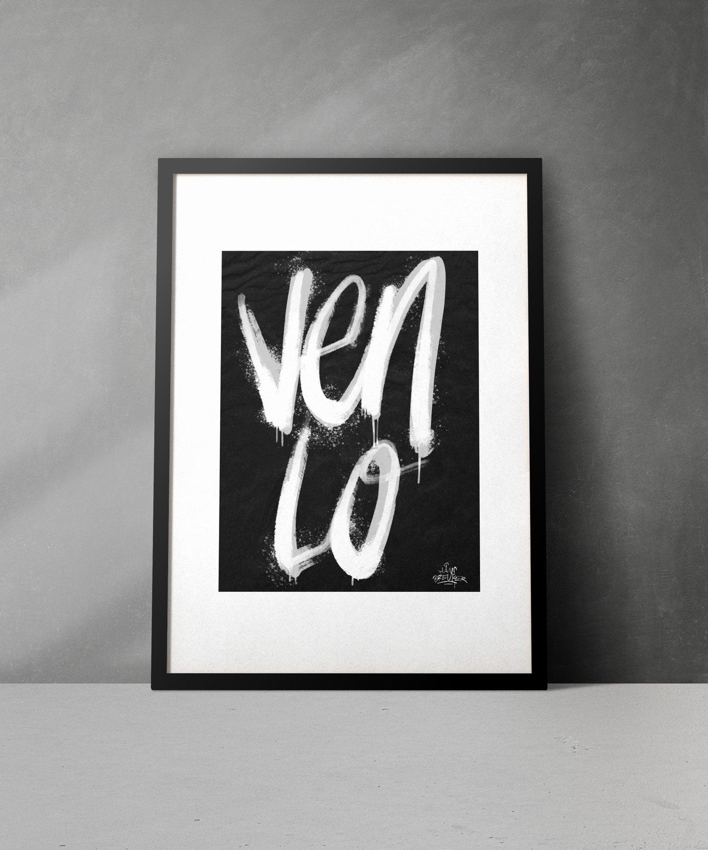 Kalligrafie Poster Venlo - Hans Breuker
