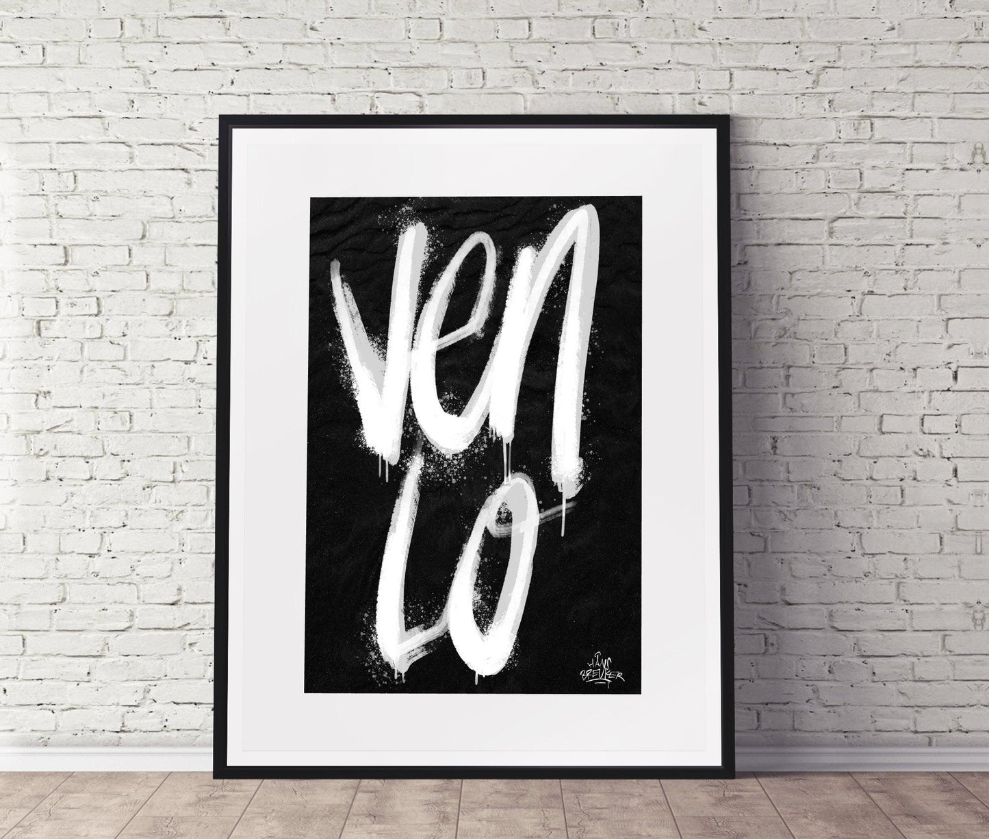Kalligrafie Poster Venlo - Hans Breuker