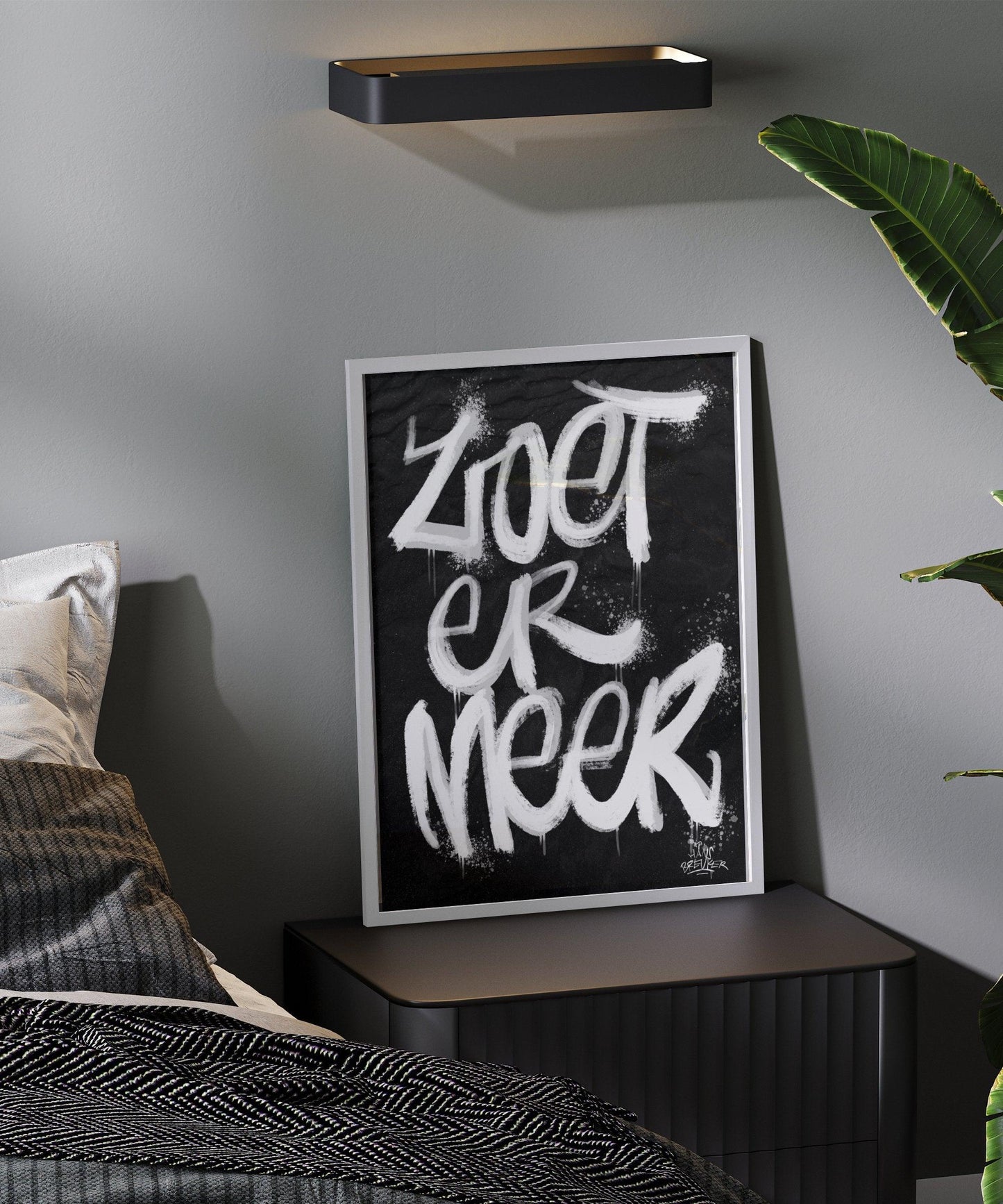 Kalligrafie Poster Zoetermeer - Hans Breuker
