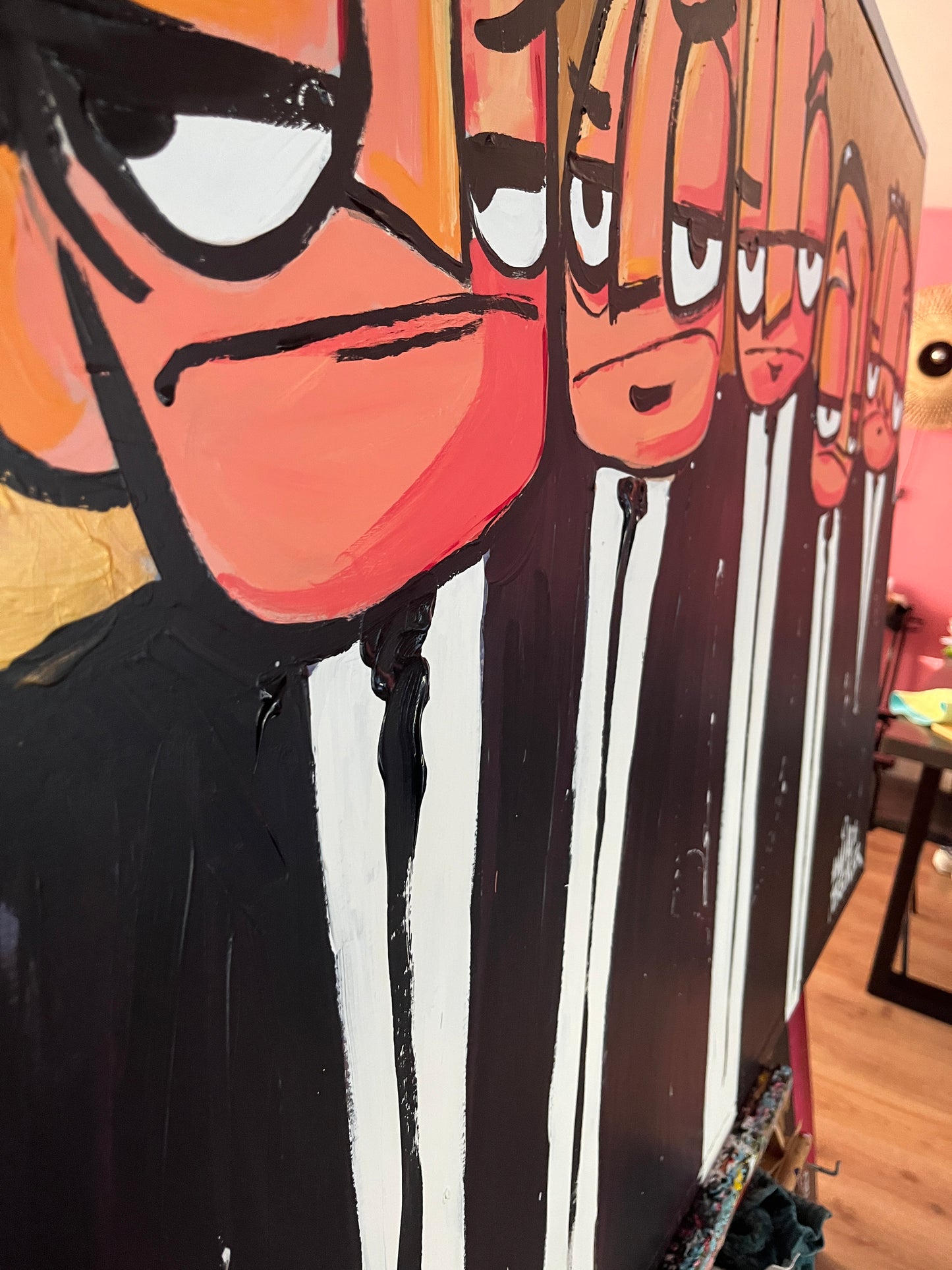 Golden bad boys 140 x 100 cm. Ophalen