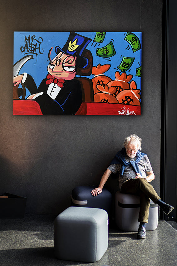 Mr. CA$H Picture me Rollin' 75 x 115 cm.