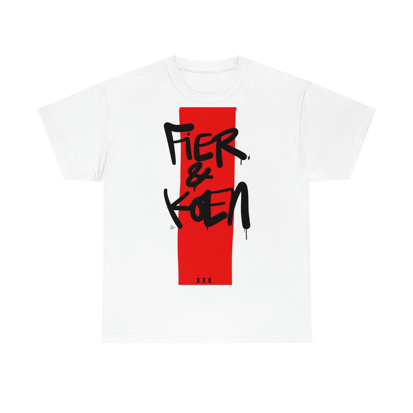 Fier en Koen. Ajax Amsterdam fan t-shirt. - Hans Breuker