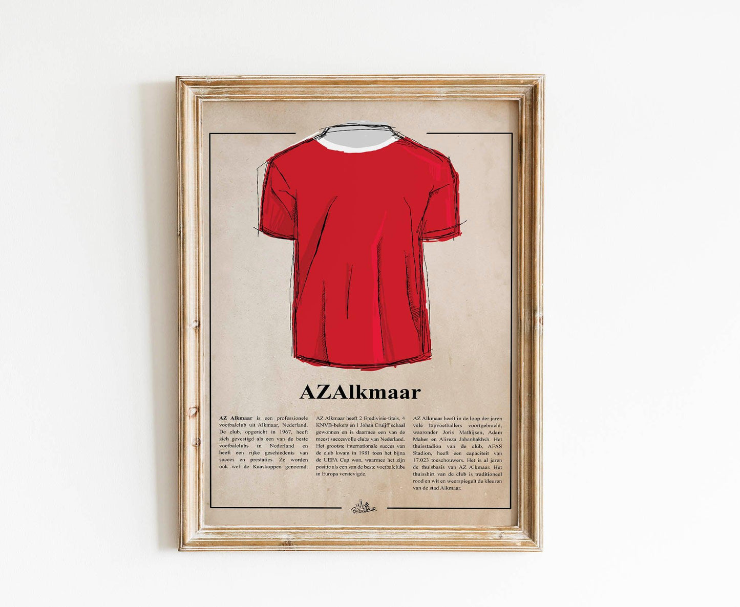 AZ shirt poster - Hans Breuker