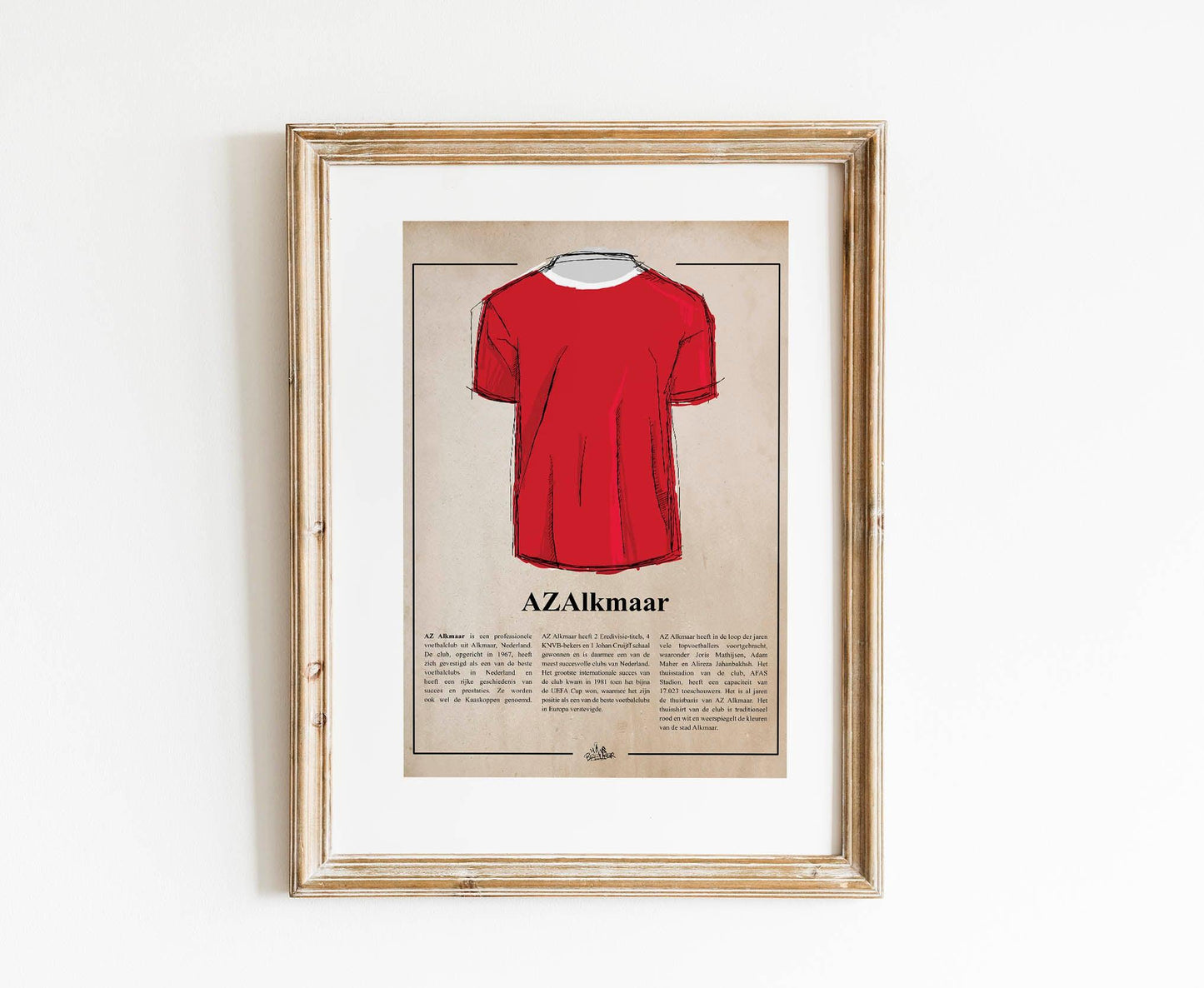 AZ shirt poster - Hans Breuker