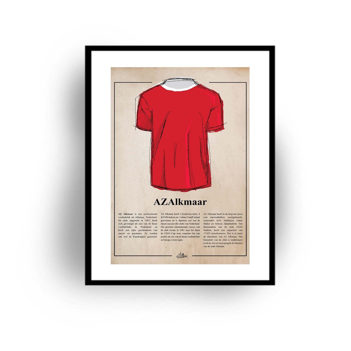 AZ shirt poster - Hans Breuker