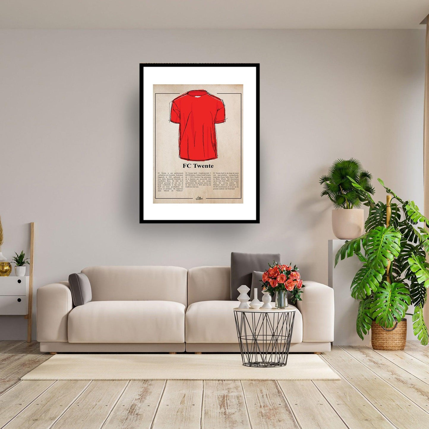 FC TWente shirt poster - Hans Breuker