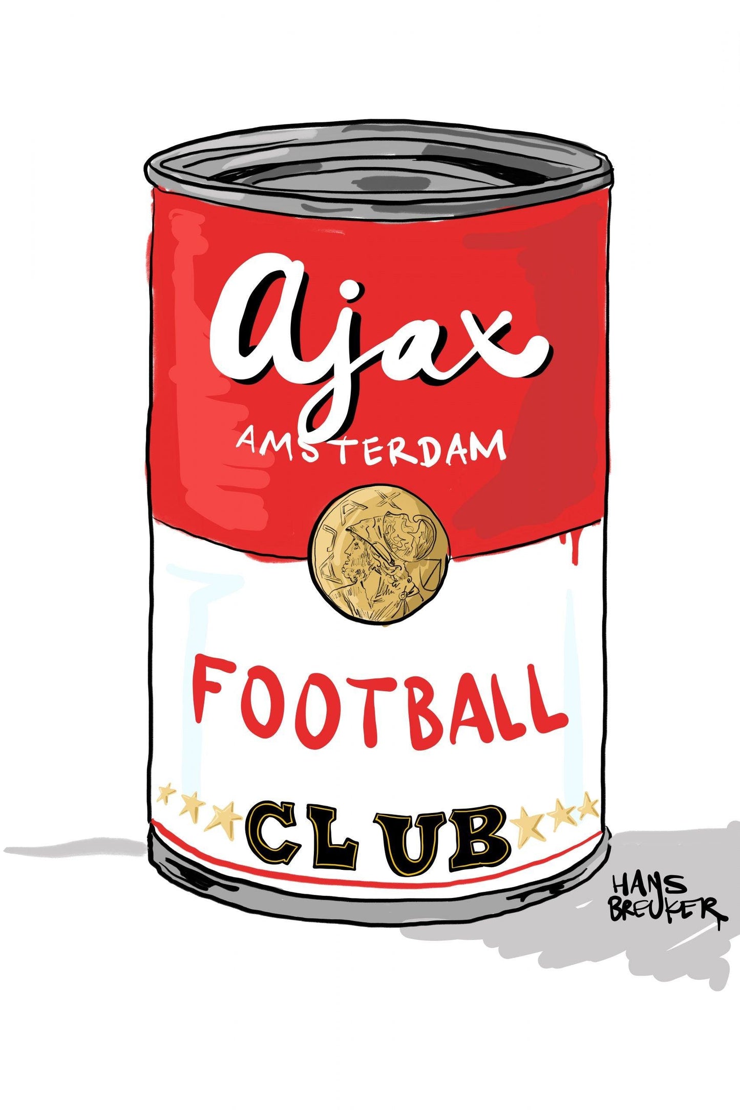 Ajax Campbell soup - Hans Breuker