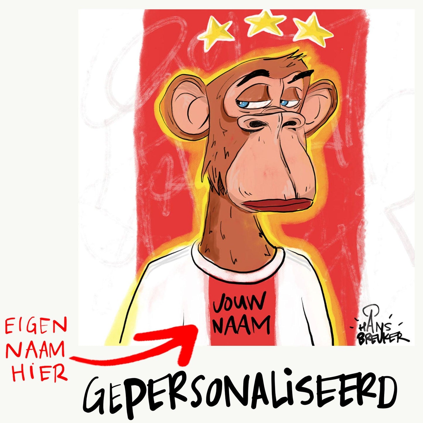Amsterdam Verveelde Aap - Hans Breuker