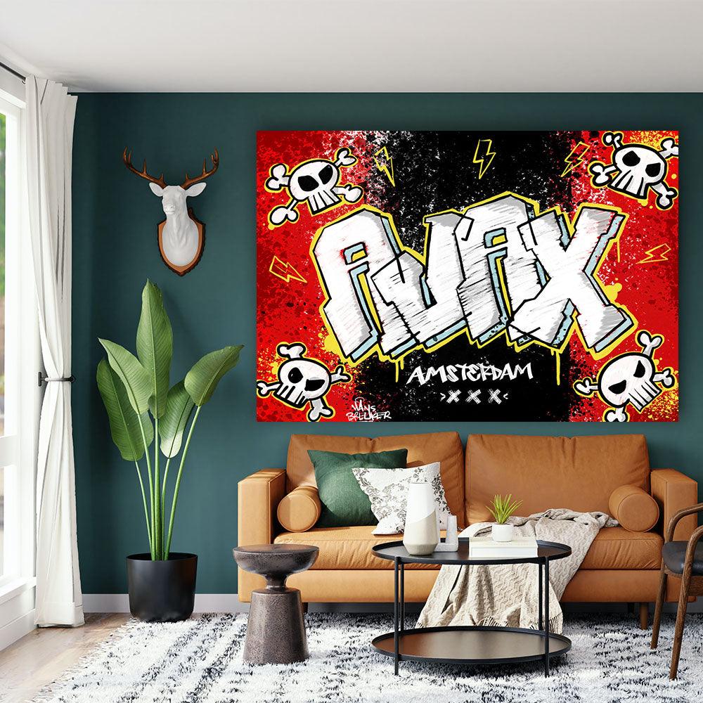 Amsterdam Ajax Graffiti - Hans Breuker