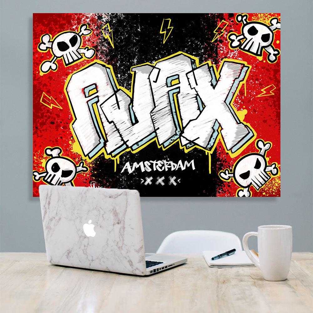 Amsterdam Ajax Graffiti - Hans Breuker