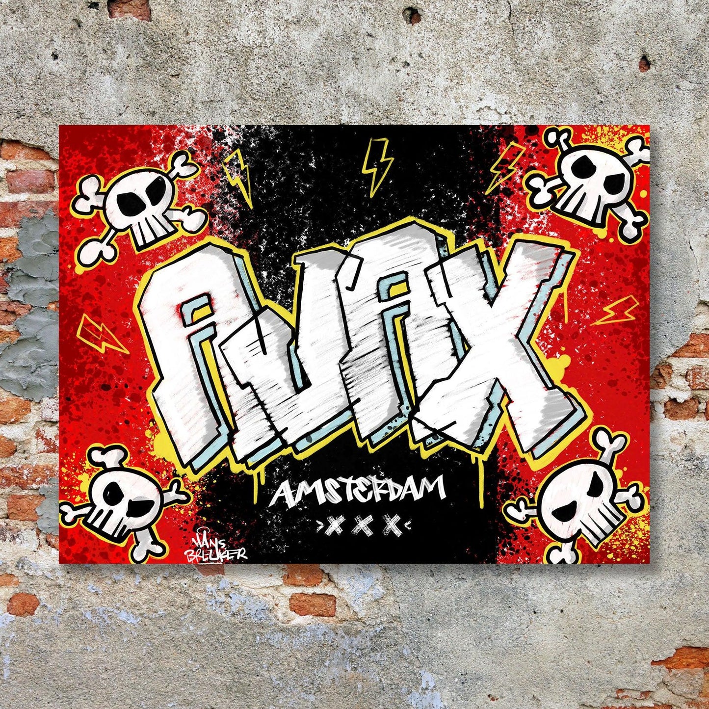 Amsterdam Ajax Graffiti - Hans Breuker