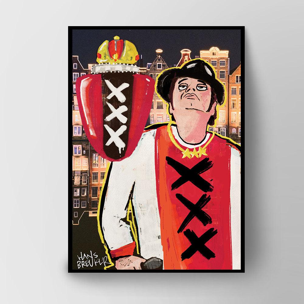 Hazes on Amsterdam background - Hans Breuker