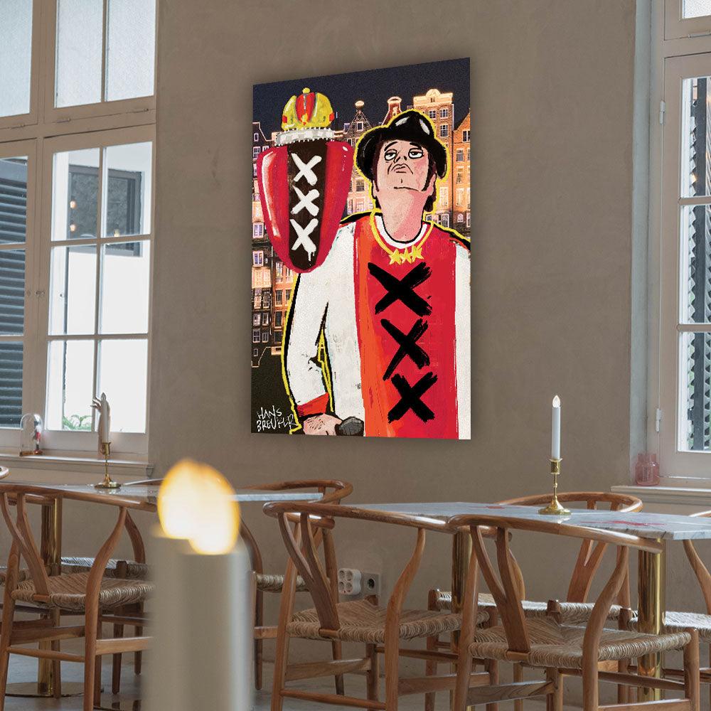 Hazes on Amsterdam background - Hans Breuker