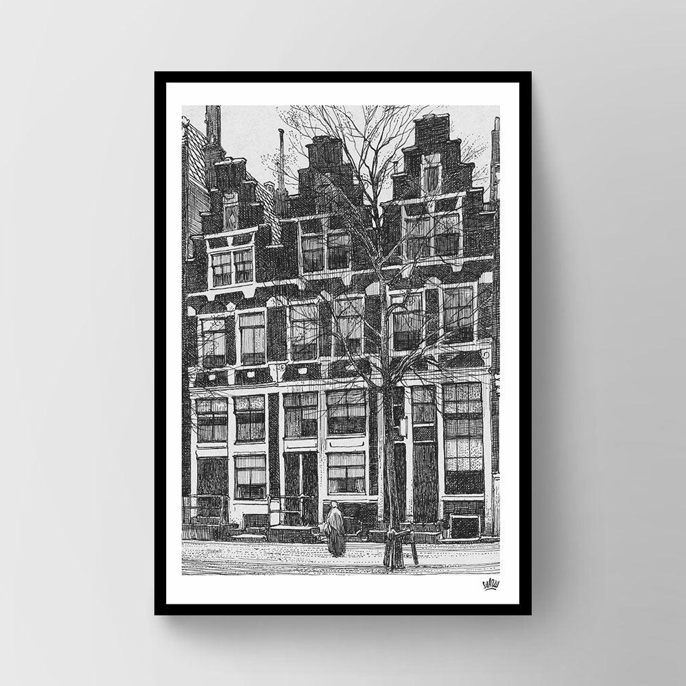 Amsterdam in lines - Hans Breuker