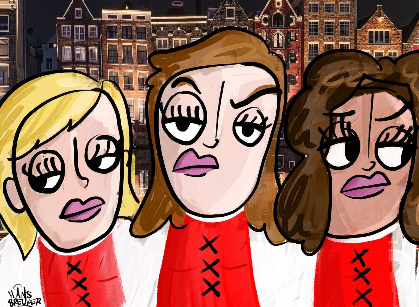 Amsterdam ladies - Hans Breuker